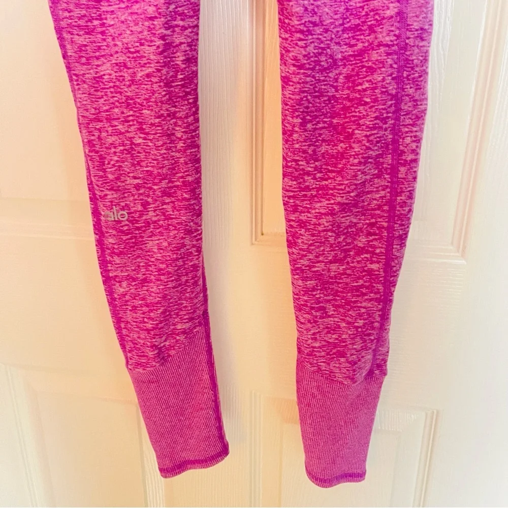 ALO Yoga Purple Heather High-Waist Leggings